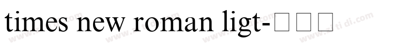 times new roman ligt字体转换 times new roman ligt字体转换